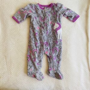 Carters fleece sleeper baby girl